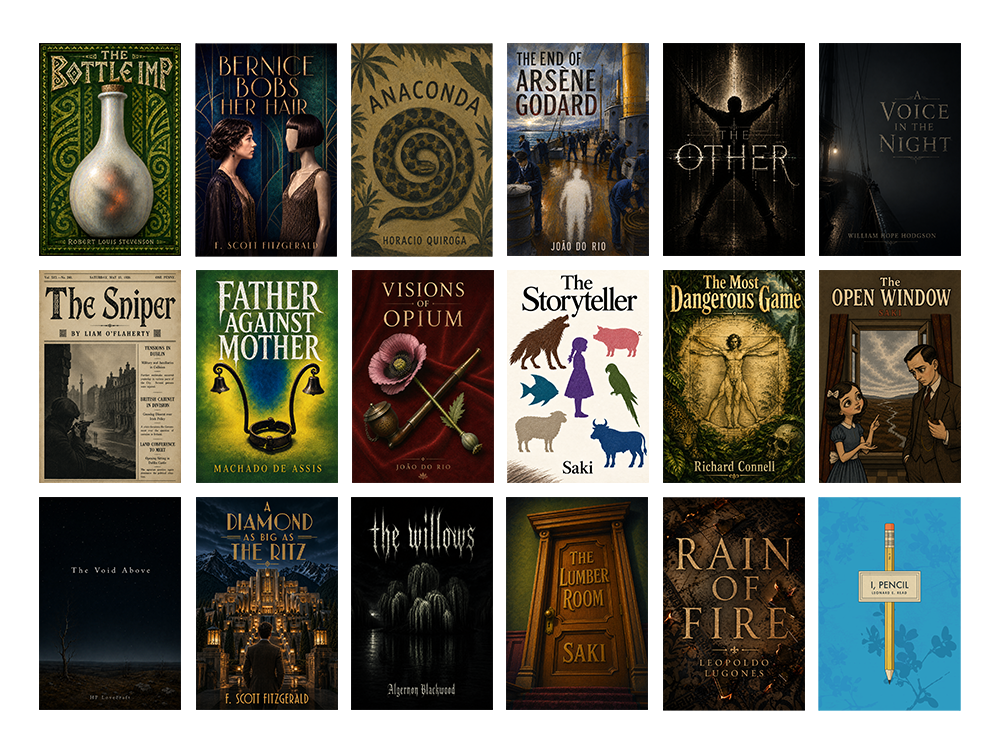 Selection of stories available in Alphaliterate